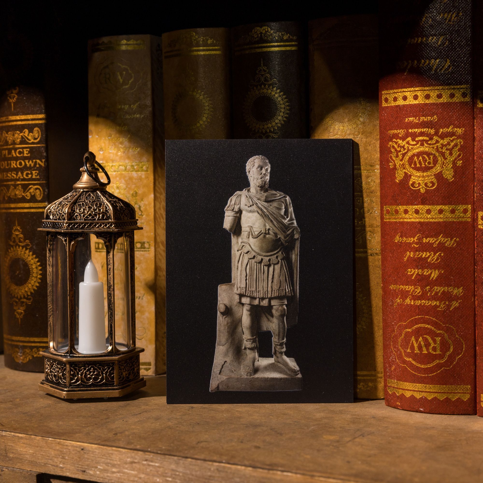 世界古文明 木質明信片｜賽維魯像