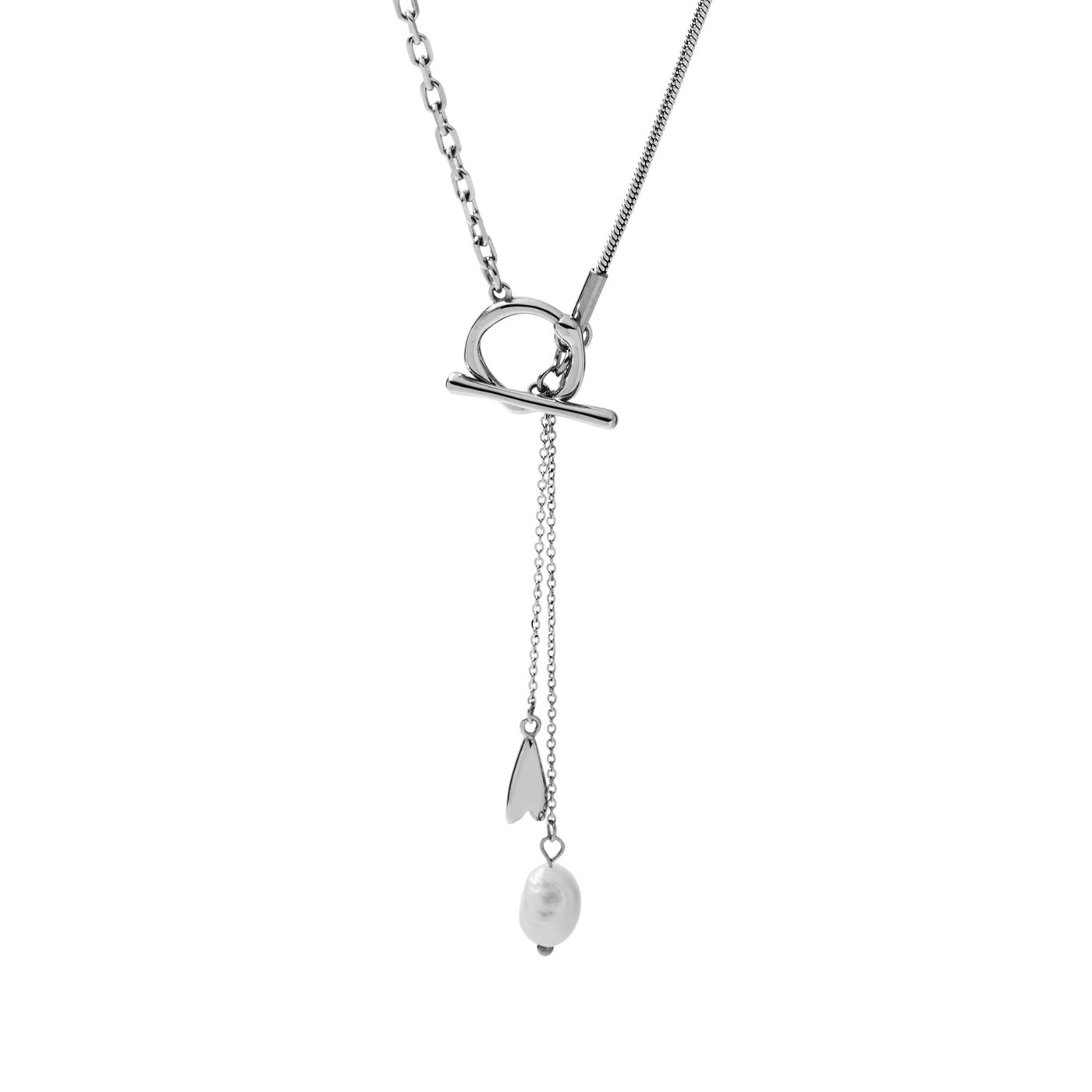 平價飾品,B&R設計款,鋼飾,珍珠,項鍊