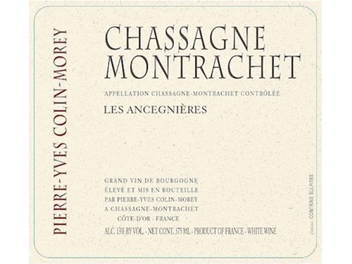 Pierre Yves Colin Morey Chassagne Montrachet Les Ancegnieres 2018