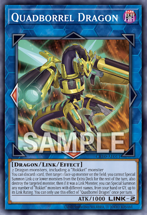 CR10-AE011 Quadborrel Dragon(刺槍管龍)