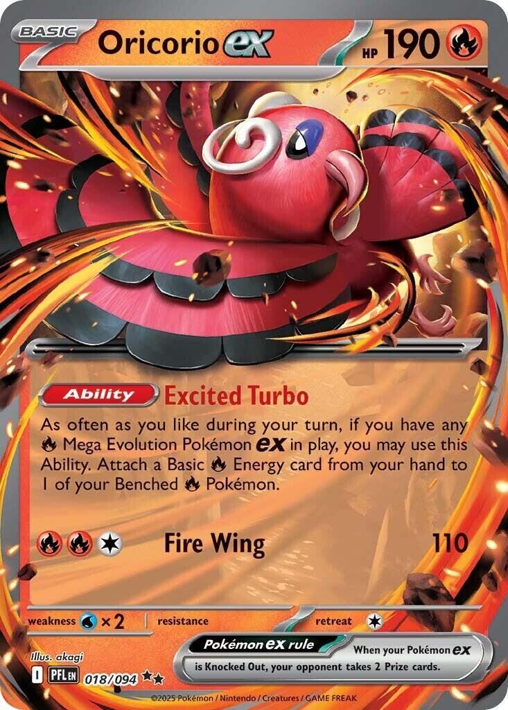 Phantasmal Flames [PFL EN 018/094] - Oricorio Ex