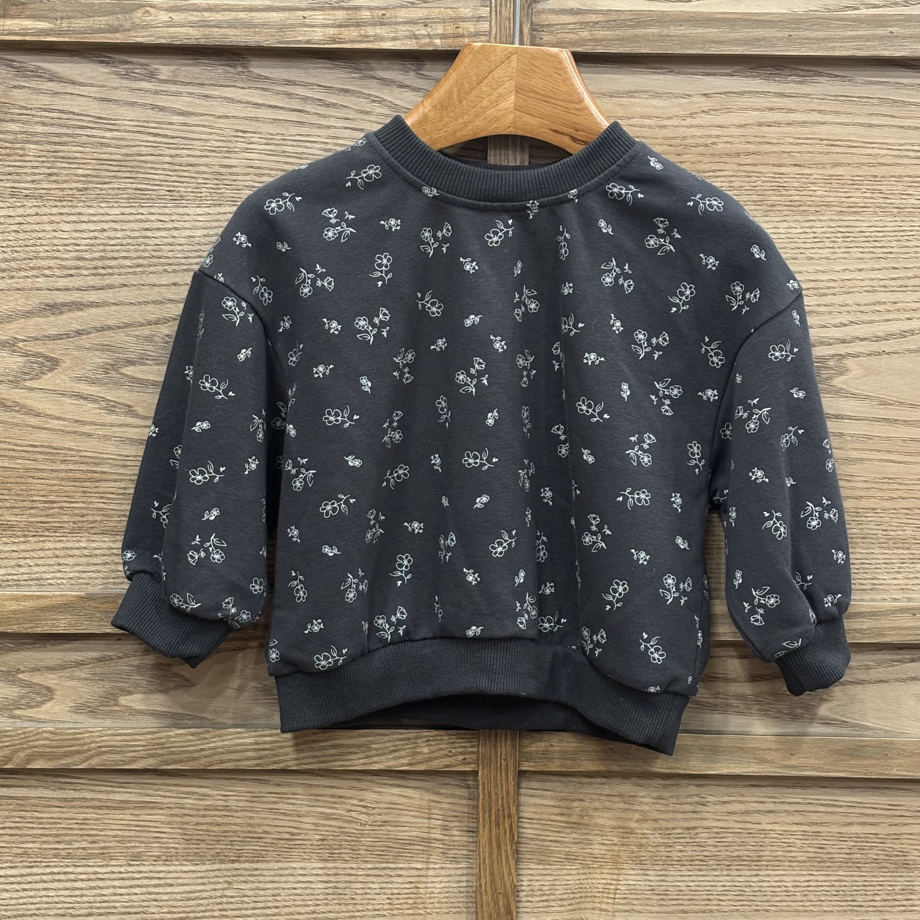 A03938小碎花大學T