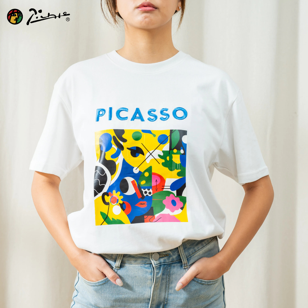 永恆畢卡索藝術T恤｜《她的藍色心事》白