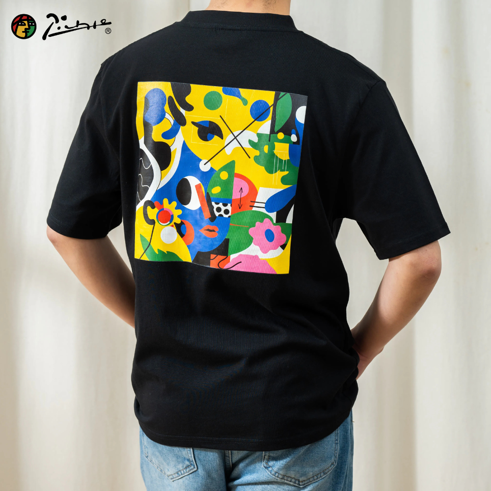 永恆畢卡索藝術T恤｜《她的藍色心事》黑