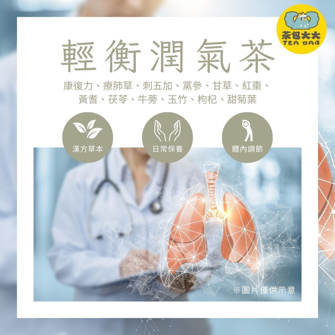 (缺貨中，預計3/30出貨) 輕衡潤氣茶(7入/袋)