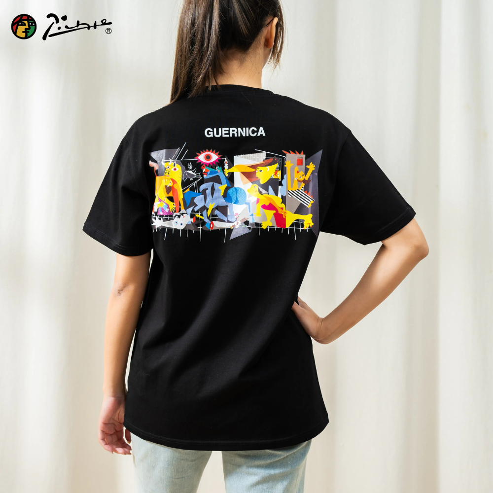 永恆畢卡索藝術T恤｜《格爾尼卡》黑