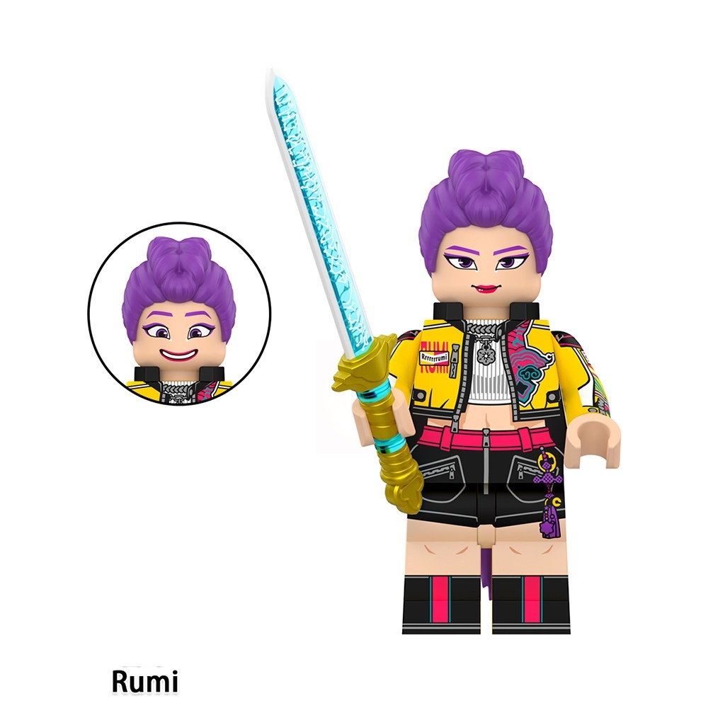 KPop Demon Hunters Rumi Custom Minifigures Fit Lego WM6228 WM3083