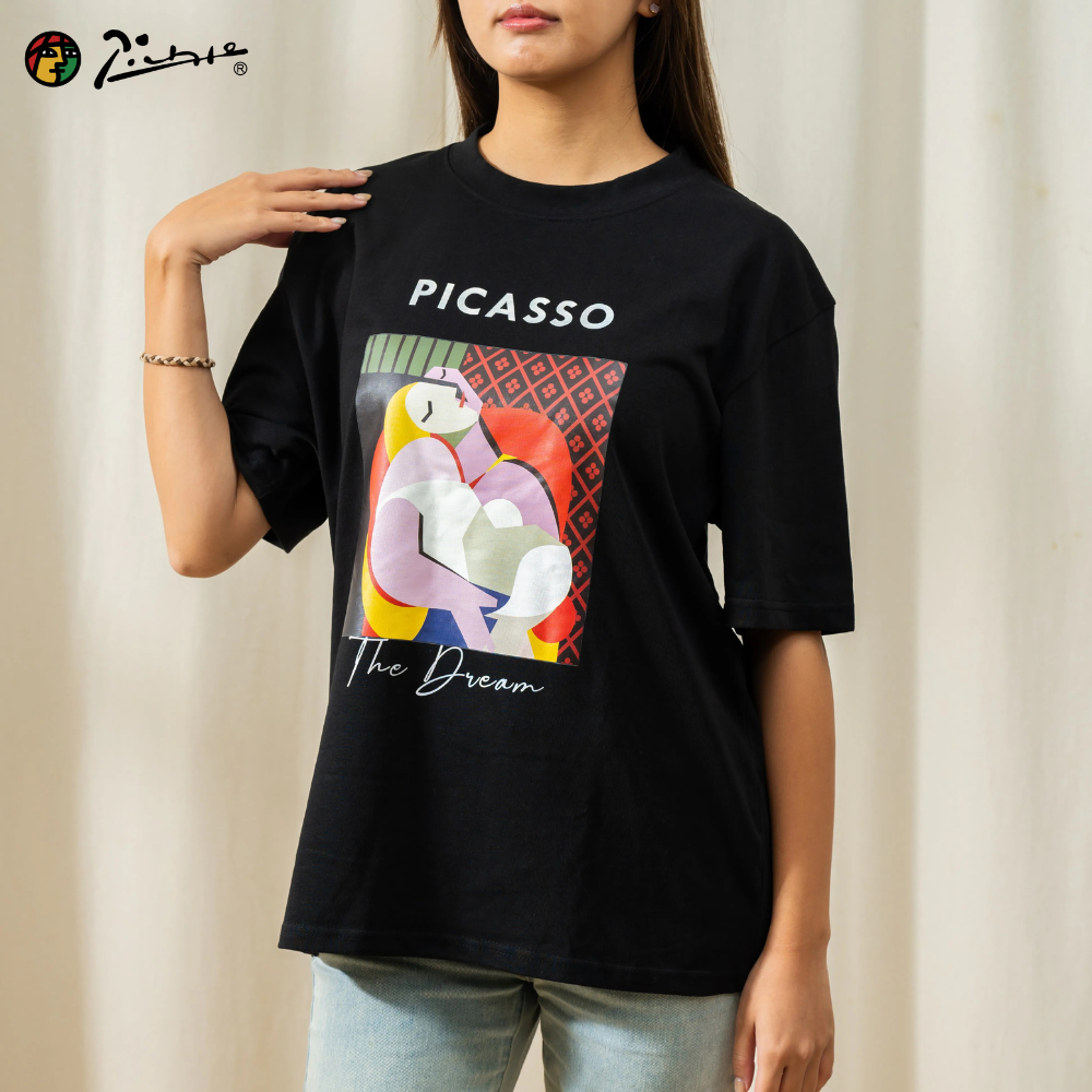 永恆畢卡索藝術T恤｜《夢》黑