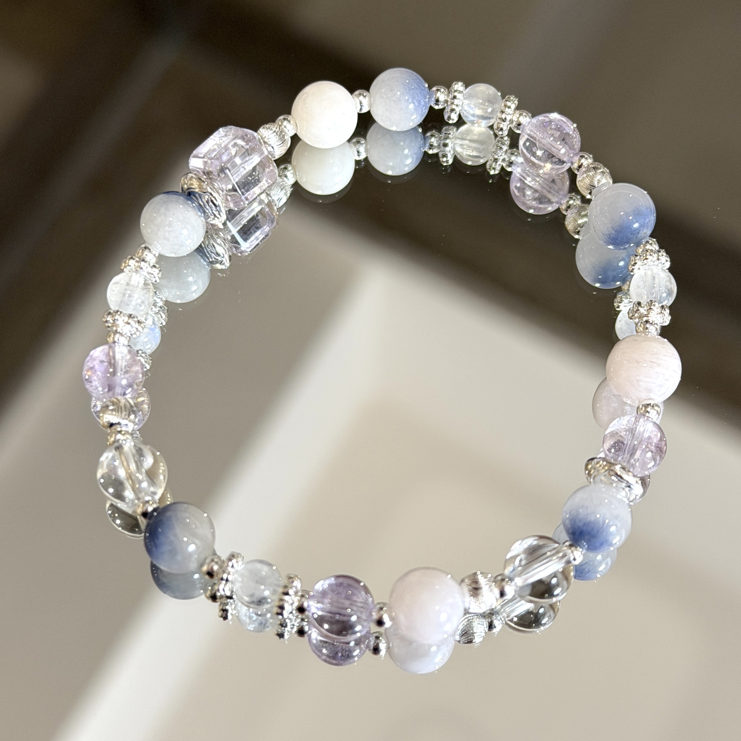 吸引財富防小人 | 靛藍 | 藍線石《彈力繩款式》