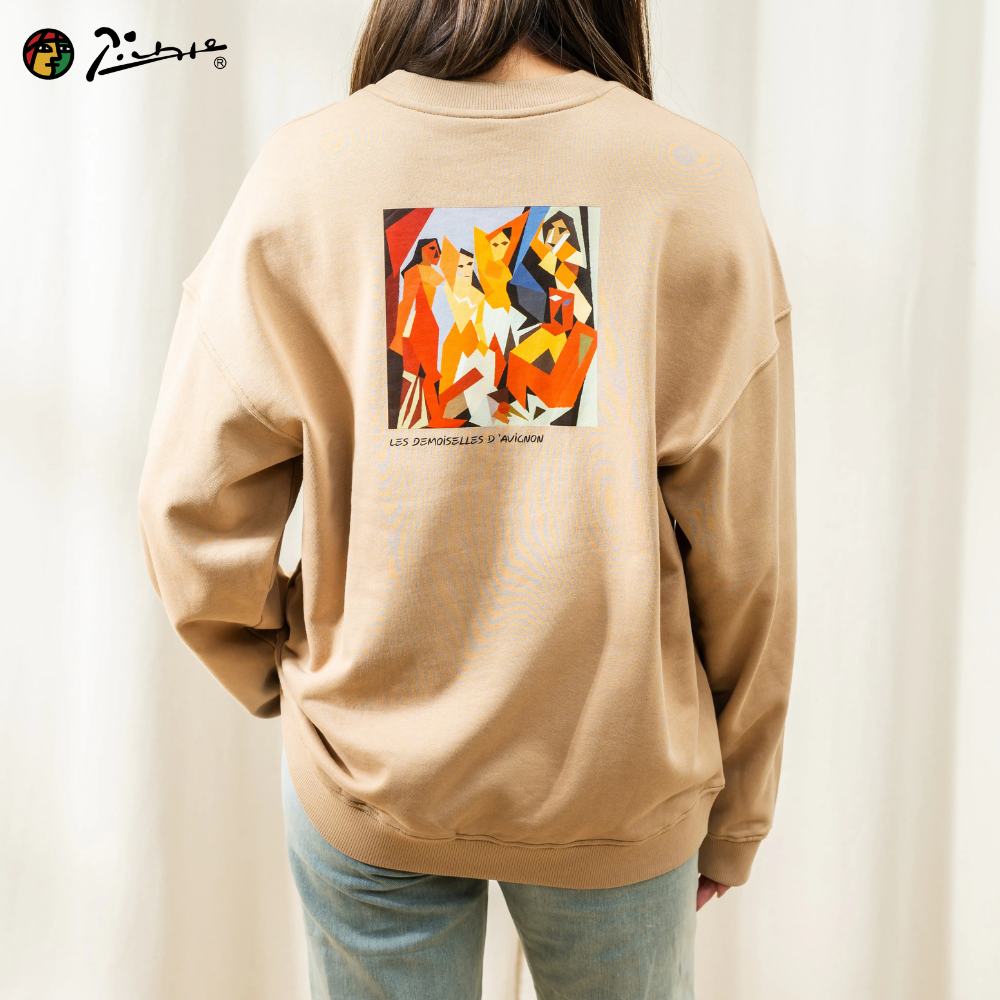 永恆畢卡索藝術大學T｜《亞維儂的少女》奶茶