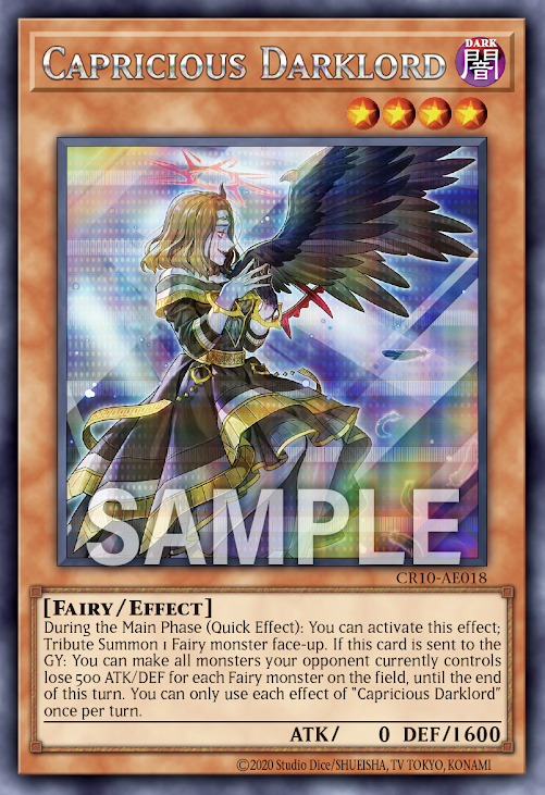 CR10-AE018 (SER)Capricious Darklord(享樂的墮天使)