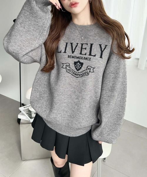 日本🇯🇵連線 Moment+ 徽章標誌緹花針織套頭衫 緹花 針織 針織衫 套頭衫 長袖 5色(任買兩件7-11免運)/預購