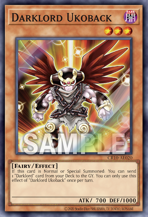 CR10-AE020 (SR)Darklord Ukoback(墮天使 烏克白)