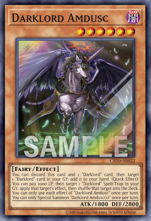 CR10-AE022 (SR)Darklord Amdusc(墮天使 安度西亞)