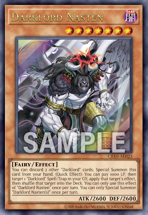 CR10-AE023 (UR)Darklord Nasten(墮天使 瑪斯提瑪)