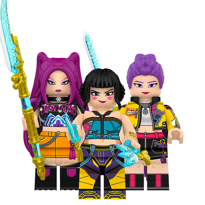 KPop Demon Hunters Custom Minifigures Set Fit lego WM6228