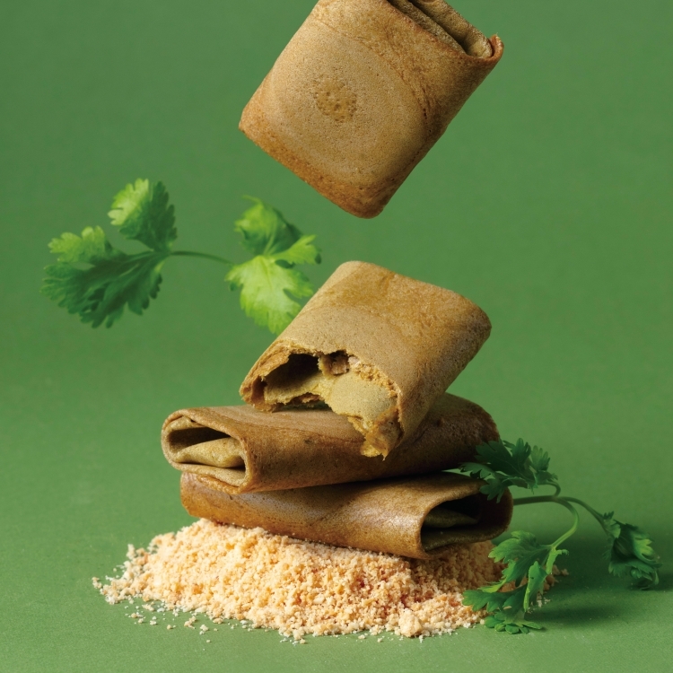 (Buy 6 get 1 free)Chinese Omelet Cracker - Peanuts Coriander Flavor Gift Box (5pcs) - Sugar & Spice