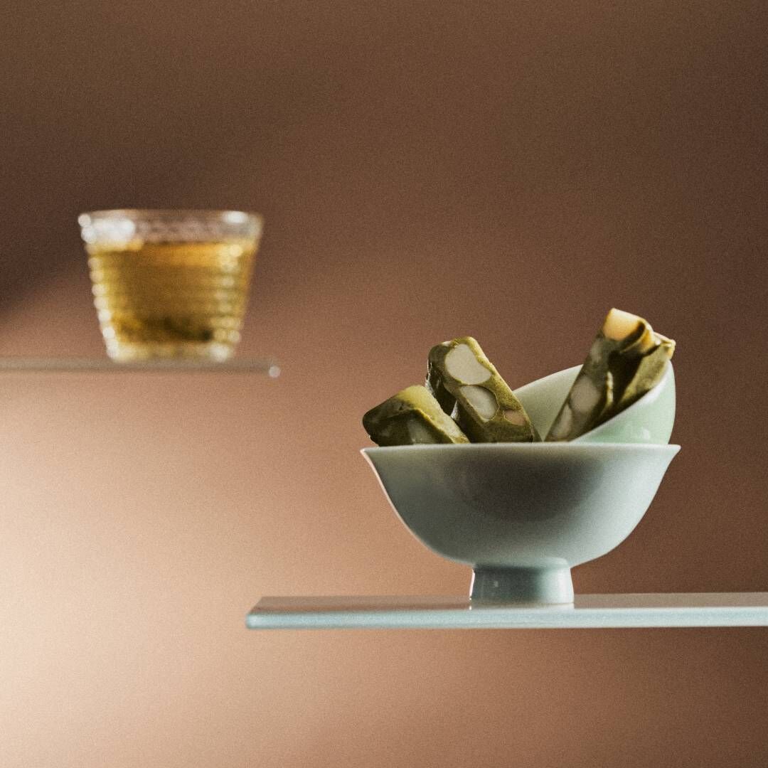 心心甜心屋 Sweet Square 包種烏龍手工牛軋糖展示