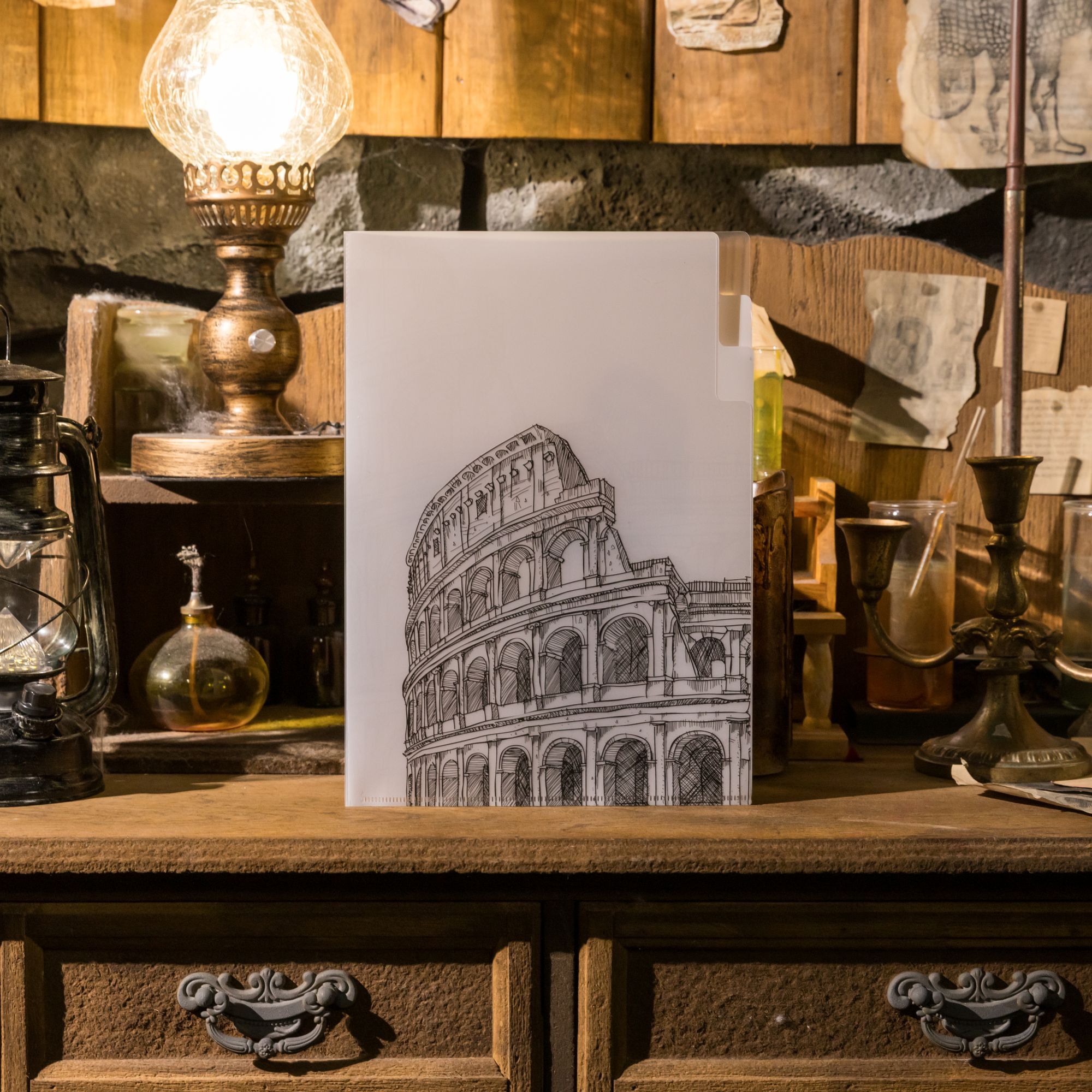 世界古文明 三層L夾｜羅馬競技場