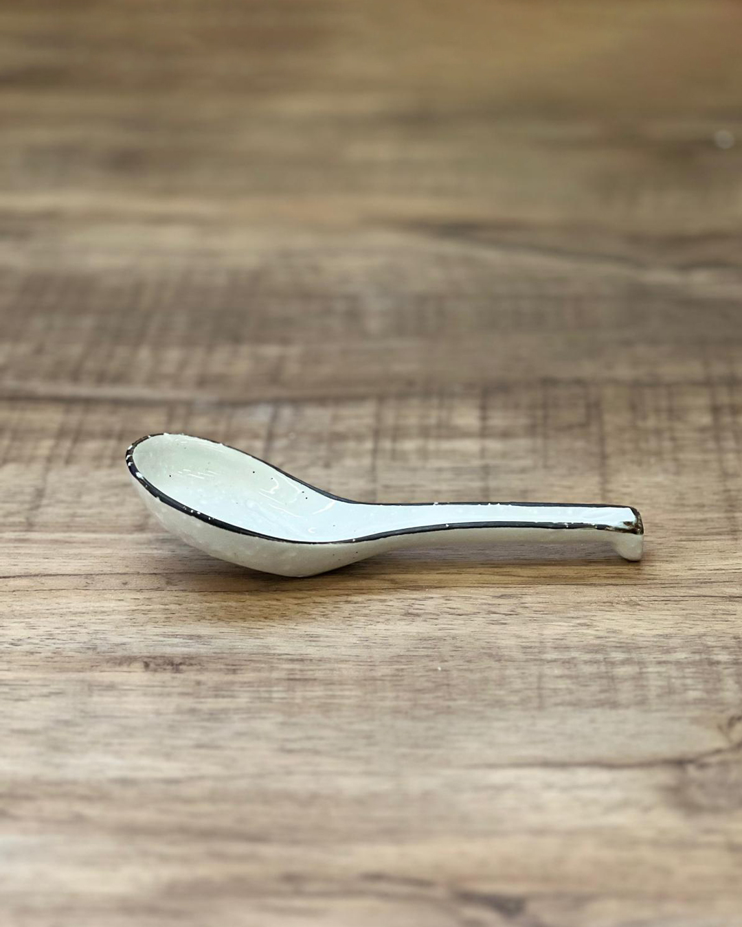 Japanese Showa Ceramics Mishima Spoon