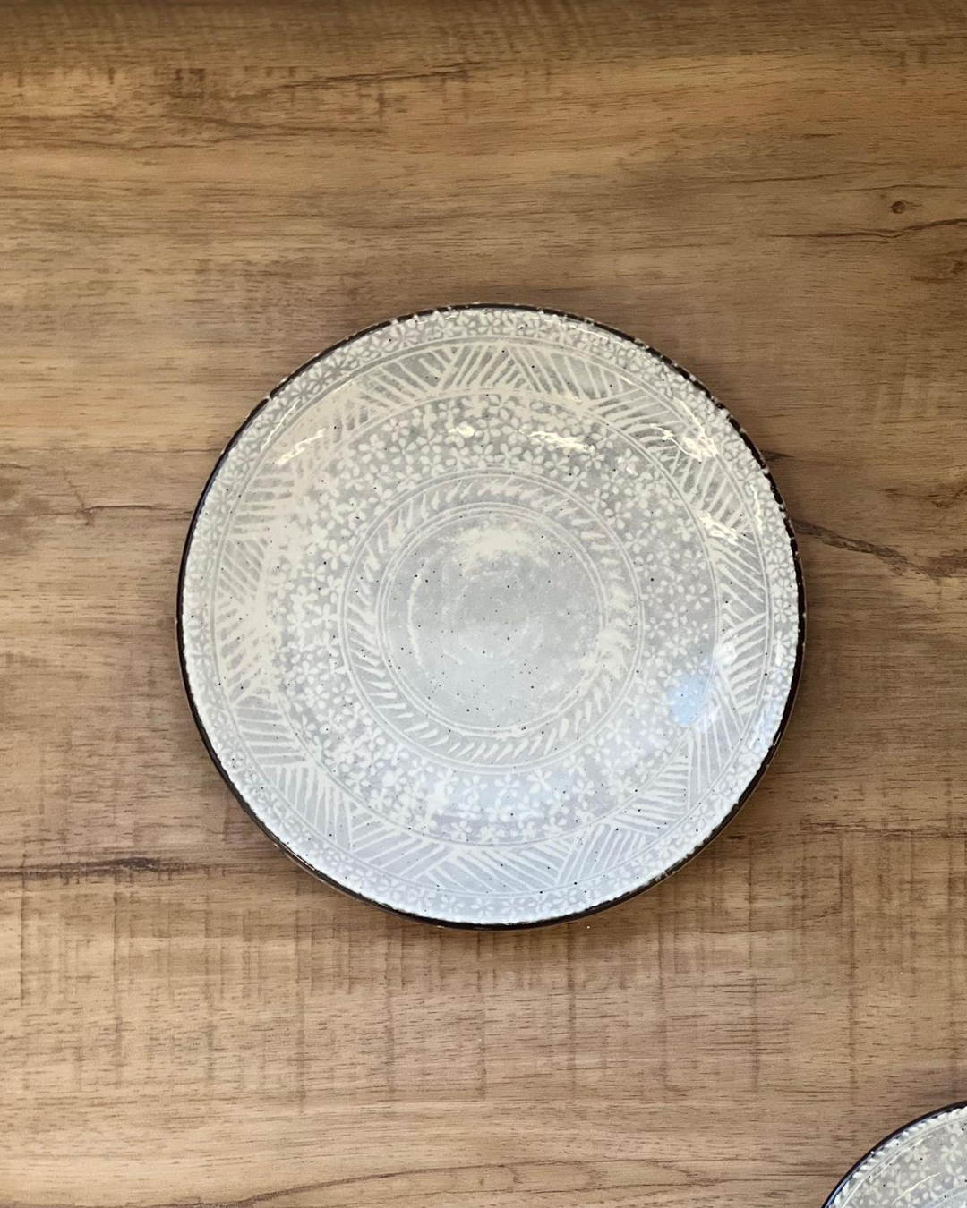 Showa Ceramics Mishima 24cm Serving Plate