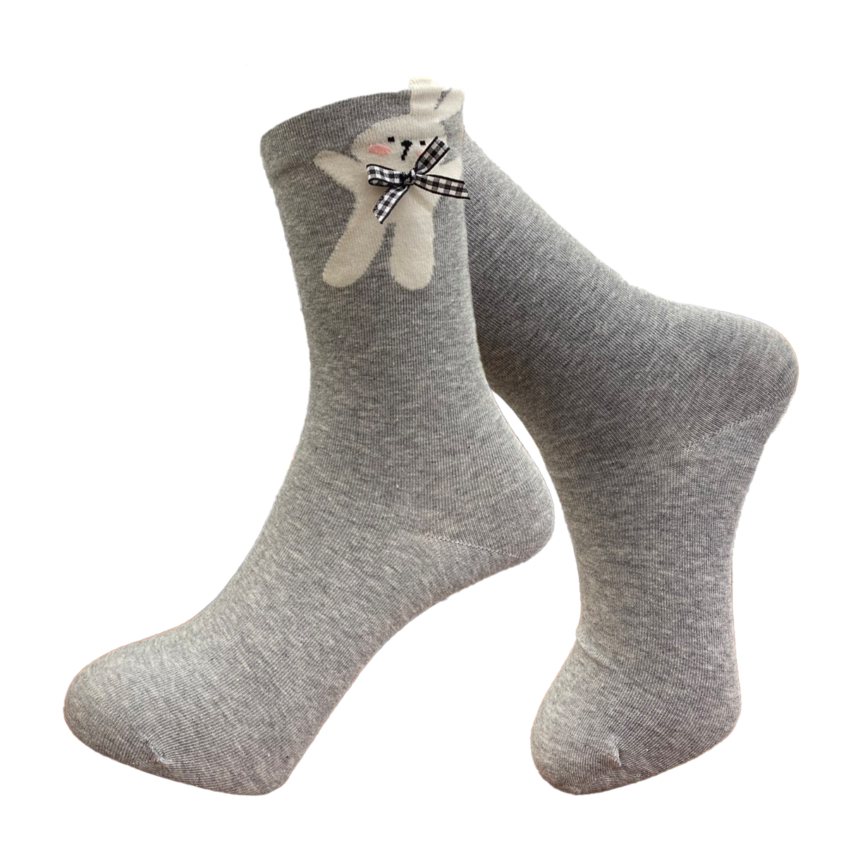 動物緞帶 韓版襪