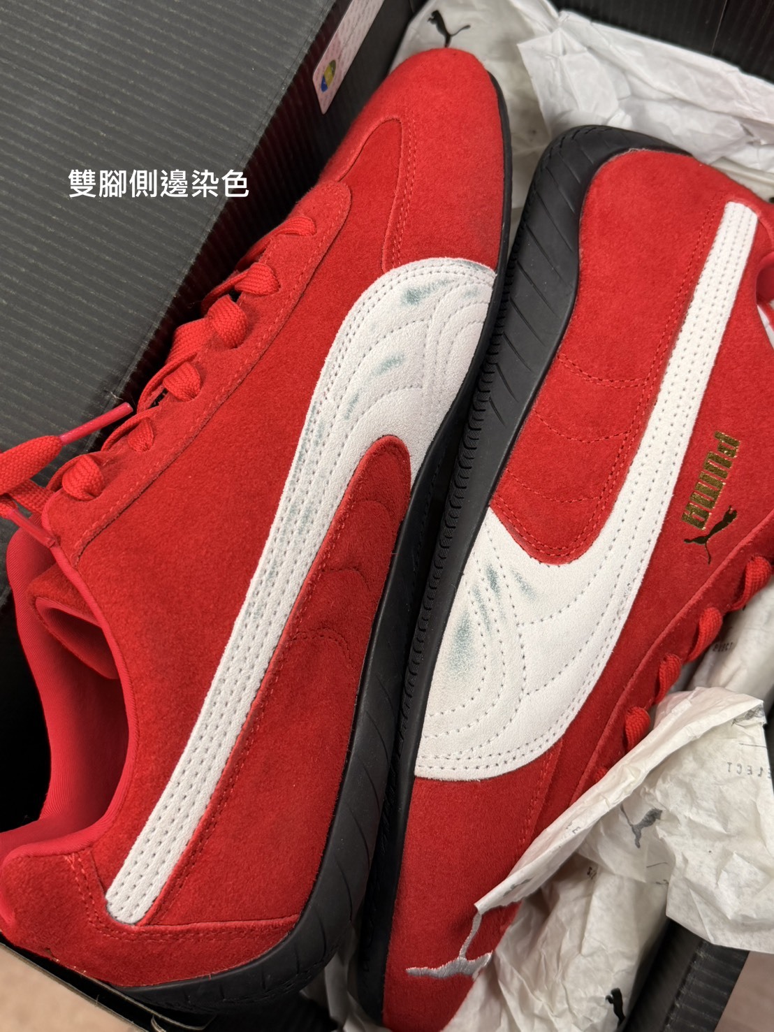 NG品-28cm-PUMA SPEEDCAT OG 賽車鞋 紅白