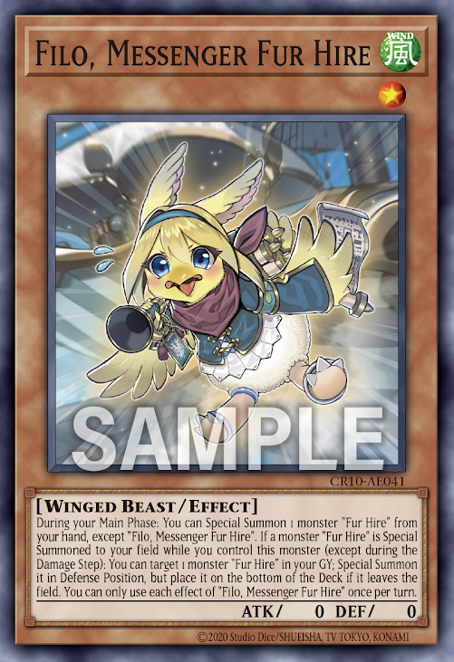 CR10-AE041 Filo, Messenger Fur Hire(空牙團的傳令 菲羅)