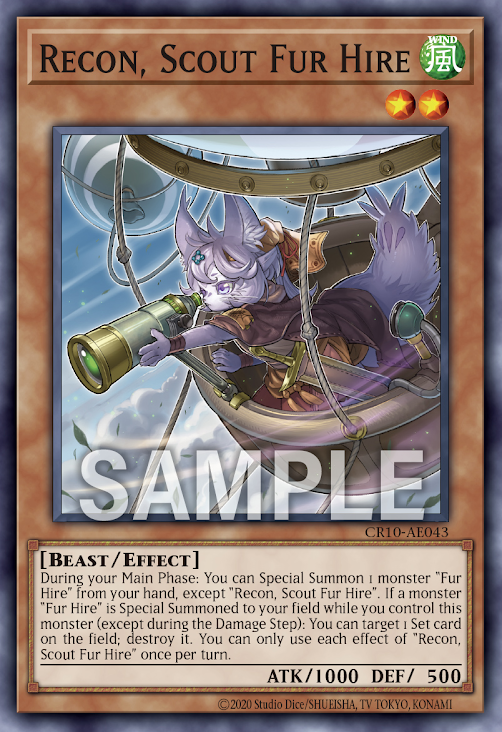 CR10-AE043 Recon, Scout Fur Hire(空牙團的飛哨 雷根)