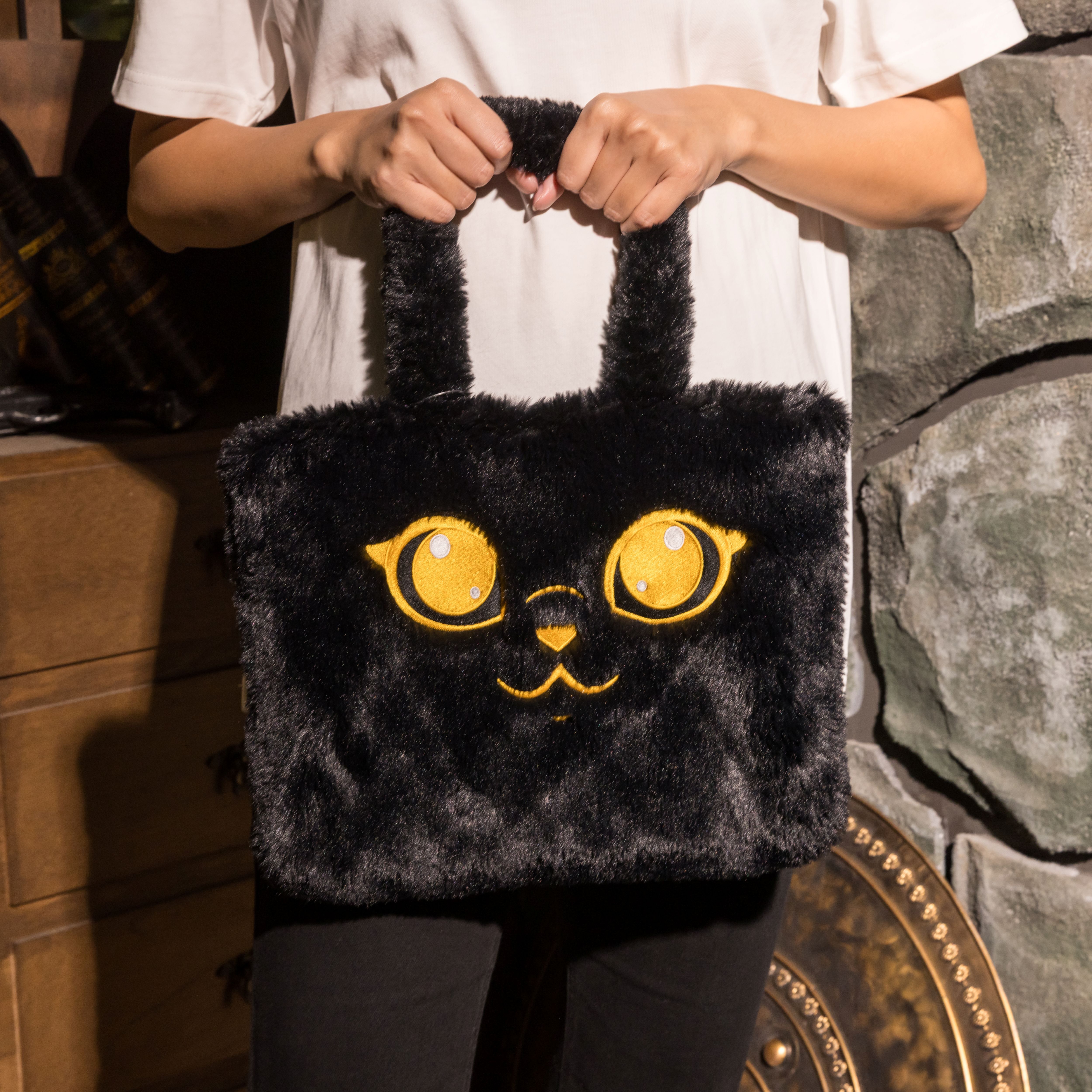 世界古文明絨毛小提袋｜安德森貓