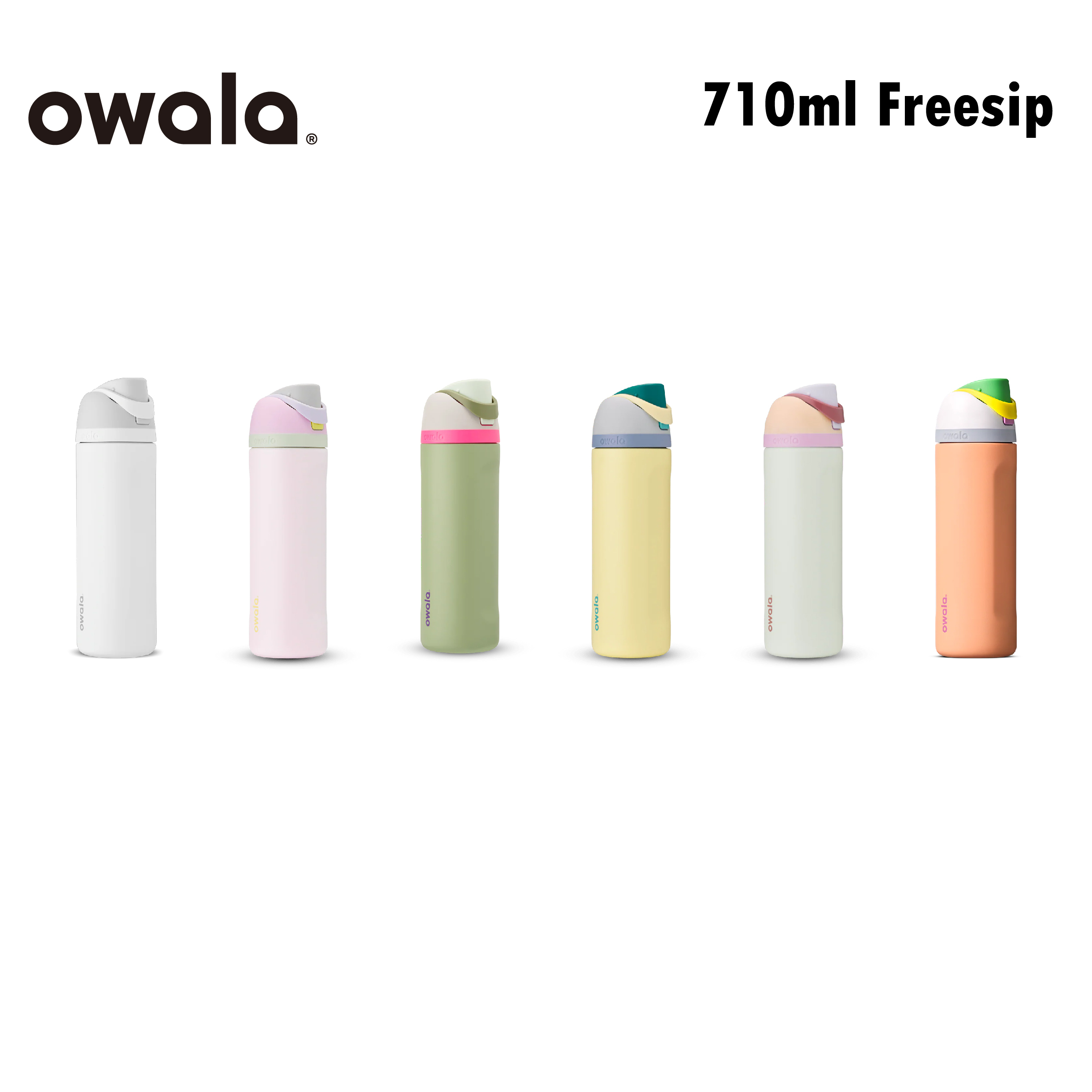 Owala® FreeSip 710ml 不鏽鋼吸管保溫瓶