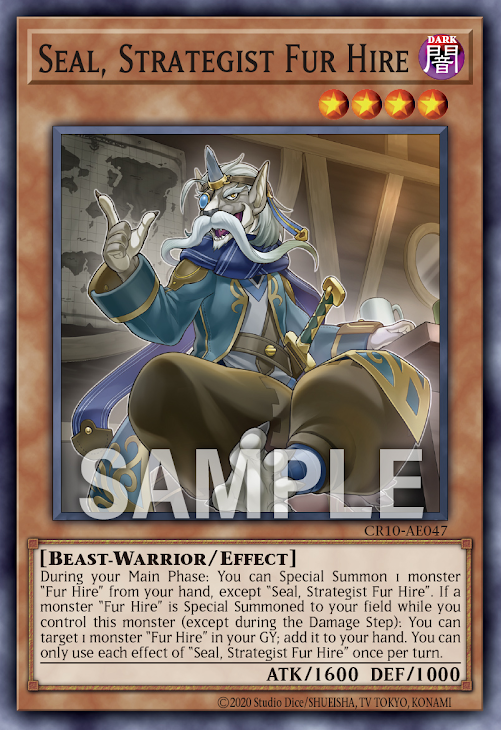 CR10-AE047 Seal, Strategist Fur Hire(空牙團的參謀 希爾)