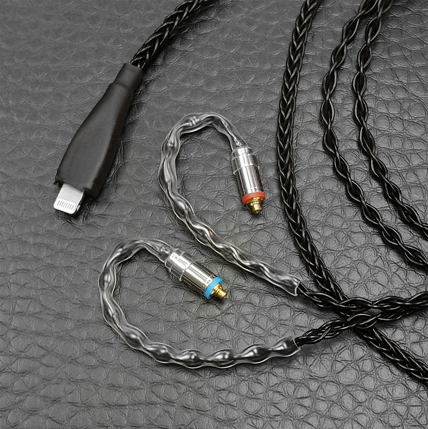 Reddle Audio – SC1 進階耳機升級線,連解碼耳擴 Lightning | 銅鍍銀8絞