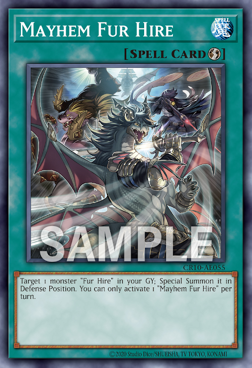 CR10-AE055 Mayhem Fur Hire(烈風的空牙團)