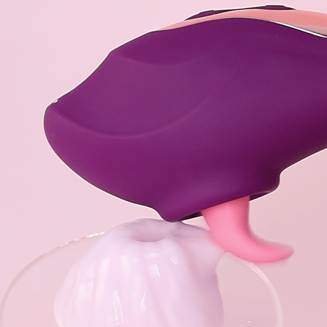 MyToys - MyLicker 雙點舔舔按摩器 - 紫色