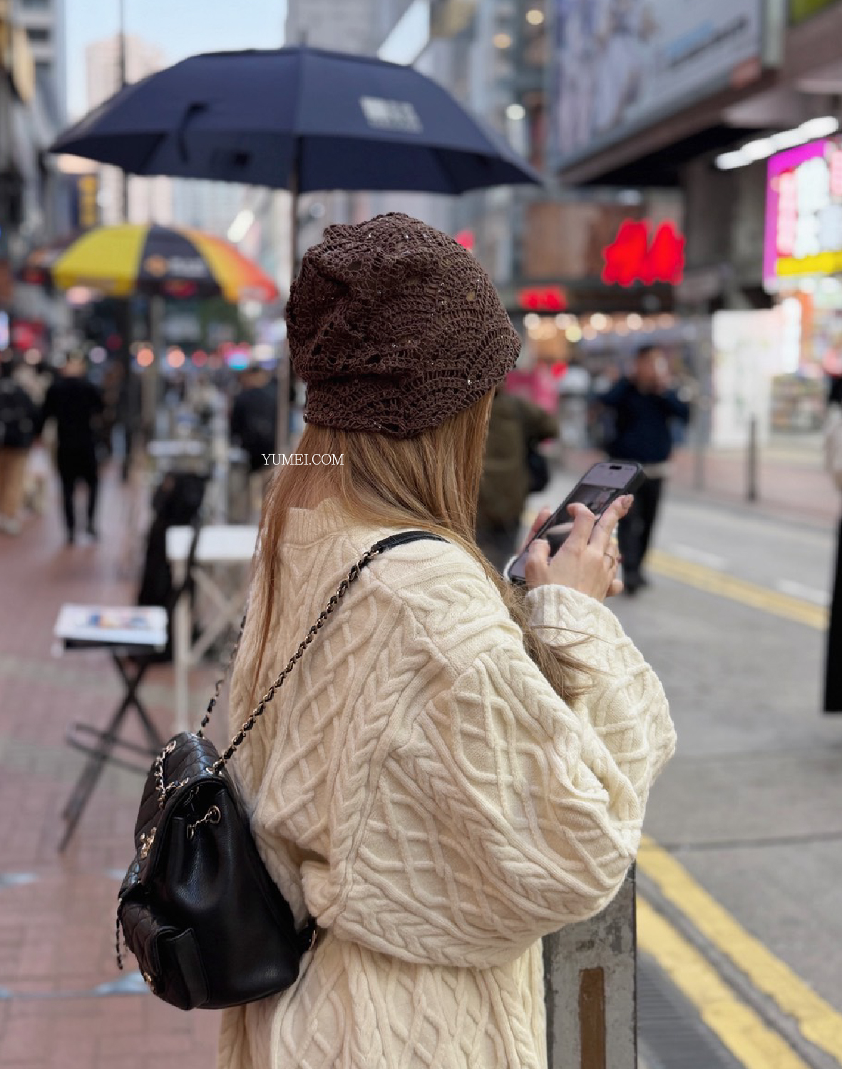 【現貨】編織堆堆帽(黑/咖)