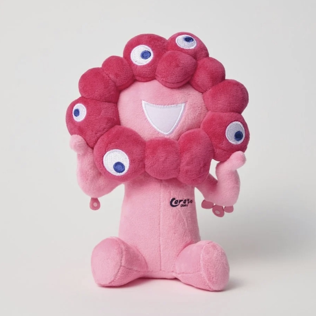 EXPO 2025 吉祥物 MYAKU MYAKU 脈脈大人 玩偶 娃娃 粉色