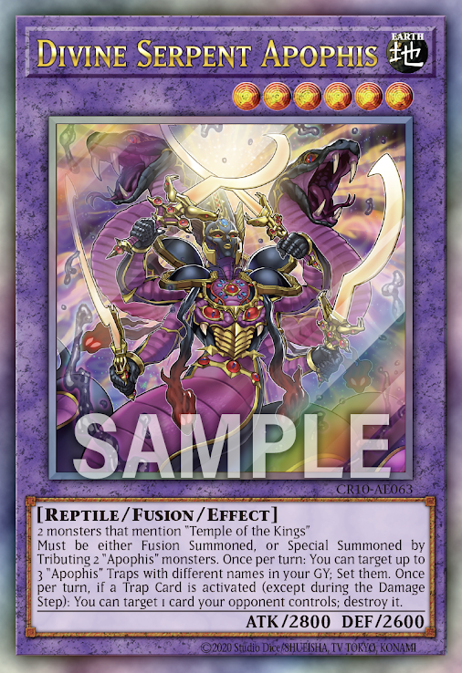 CR10-AE063 (UTR)Divine Serpent Apophis(聖神蛇 阿波畢斯)