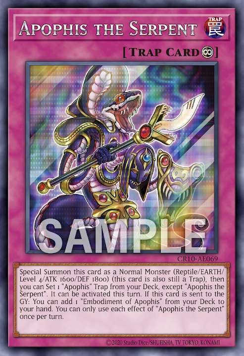 CR10-AE069 (SER)Apophis the Serpent(阿波畢斯之蛇神)