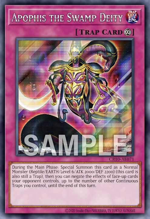CR10-AE071 (SER)Apophis the Swamp Deity(澱神阿波畢斯)