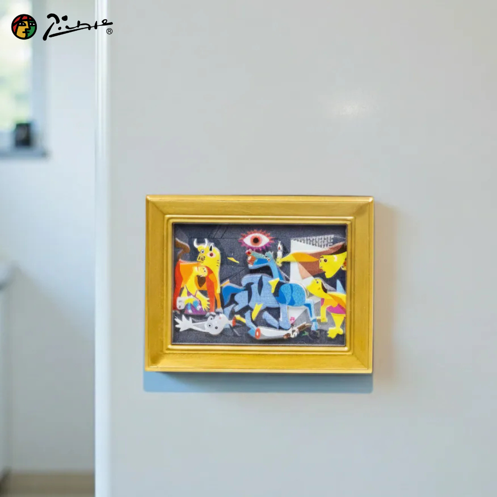 永恆畢卡索立體支架磁鐵｜《格爾尼卡》