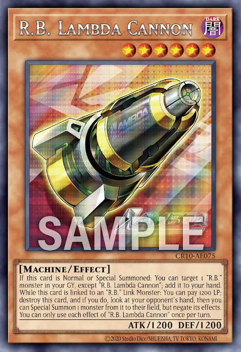 CR10-AE075  (SER)R.B. Lambda Cannon (R.B. Λ砲)