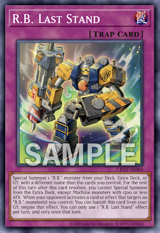 CR10-AE084  R.B. Last Stand (R.B. 最後防衛)