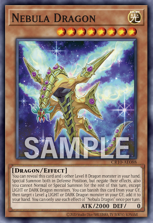 CR10-AE088 Nebula Dragon(星雲龍 星雲)