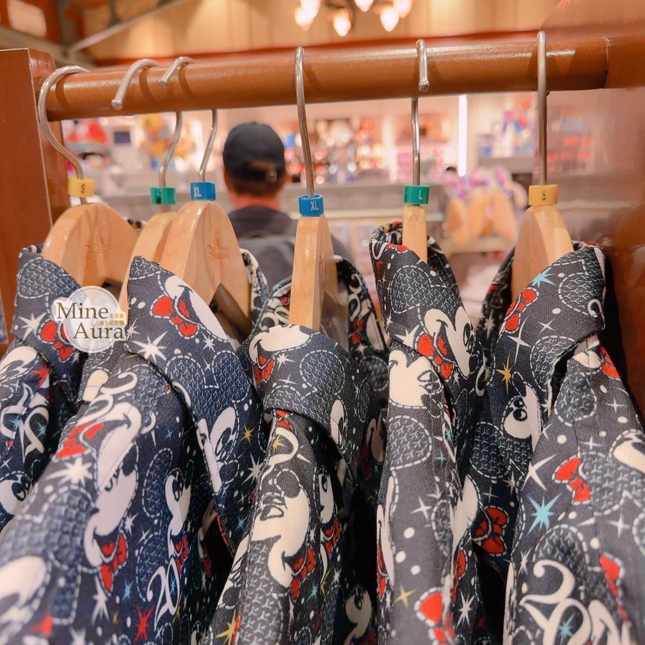 20周年奇妙派對 FDMTL 設計師系列 米奇 Mickey 滿版大頭圖案 襯衫 外套 -香港迪士尼樂園