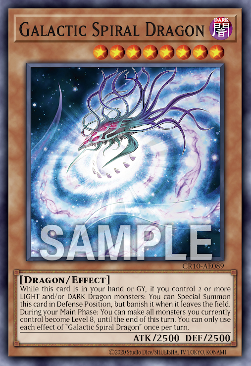 CR10-AE089 Galactic Spiral Dragon(螺旋龍 核球)