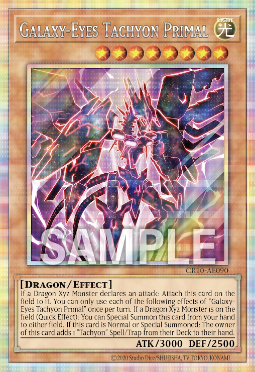 CR10-AE090 (PSER)Galaxy-Eyes Tachyon Primal(銀河眼時空源龍)