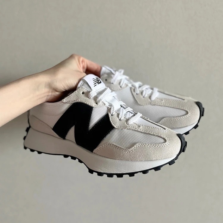 <奇蹟補貨‼️> NEW BALANCE 327 NB 網面 麂皮 皮革N字 拼接 白黑 黑白 米灰 灰白 男鞋 MS327CWB / 調貨