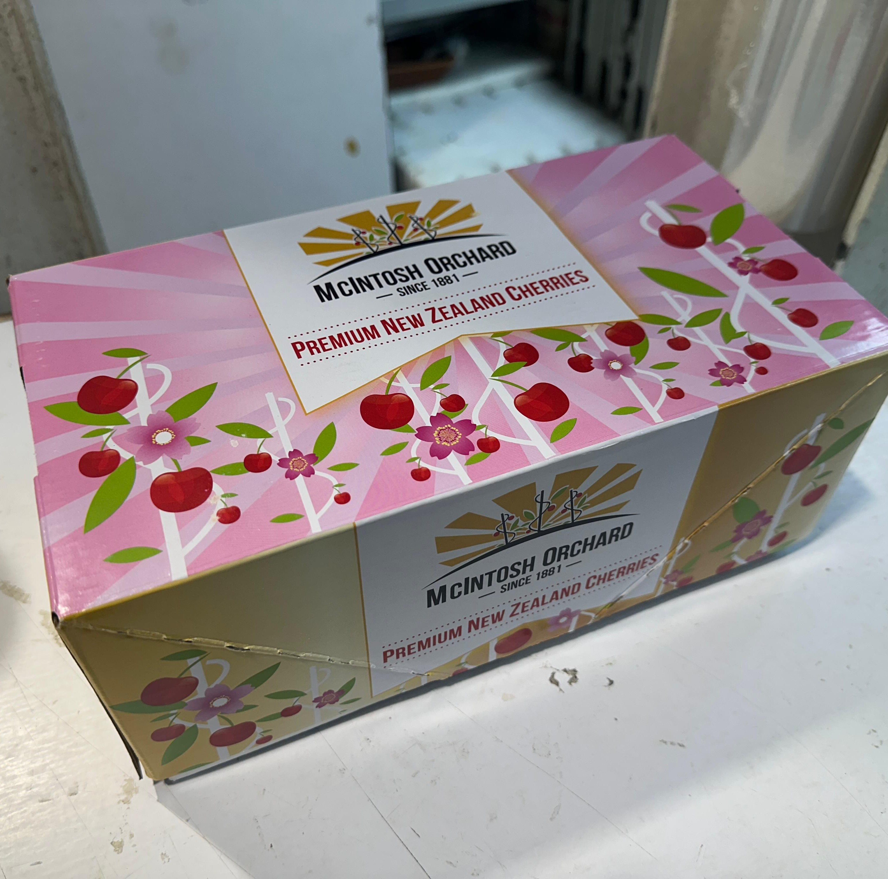 紐西蘭 1881 McIntosh Orchard 車厘子 32+ [2 KG 盒裝]