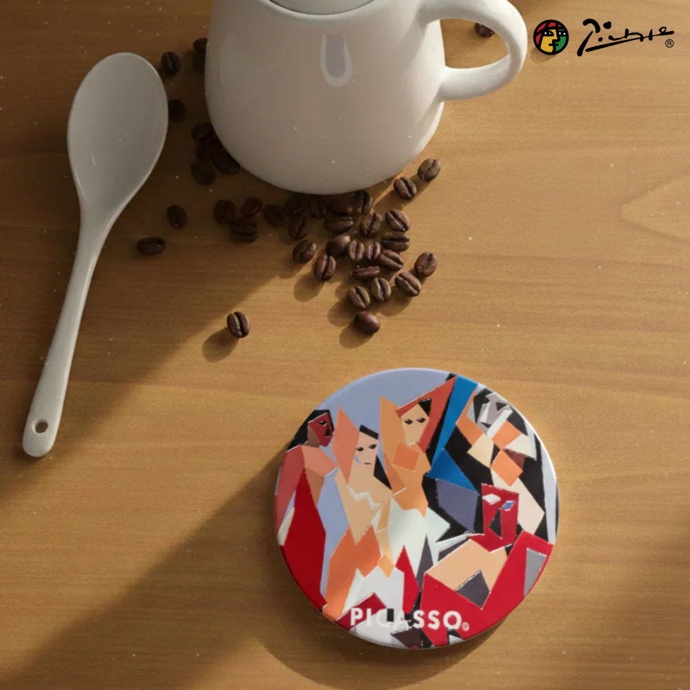永恆畢卡索藝術杯墊｜《亞維儂的少女》